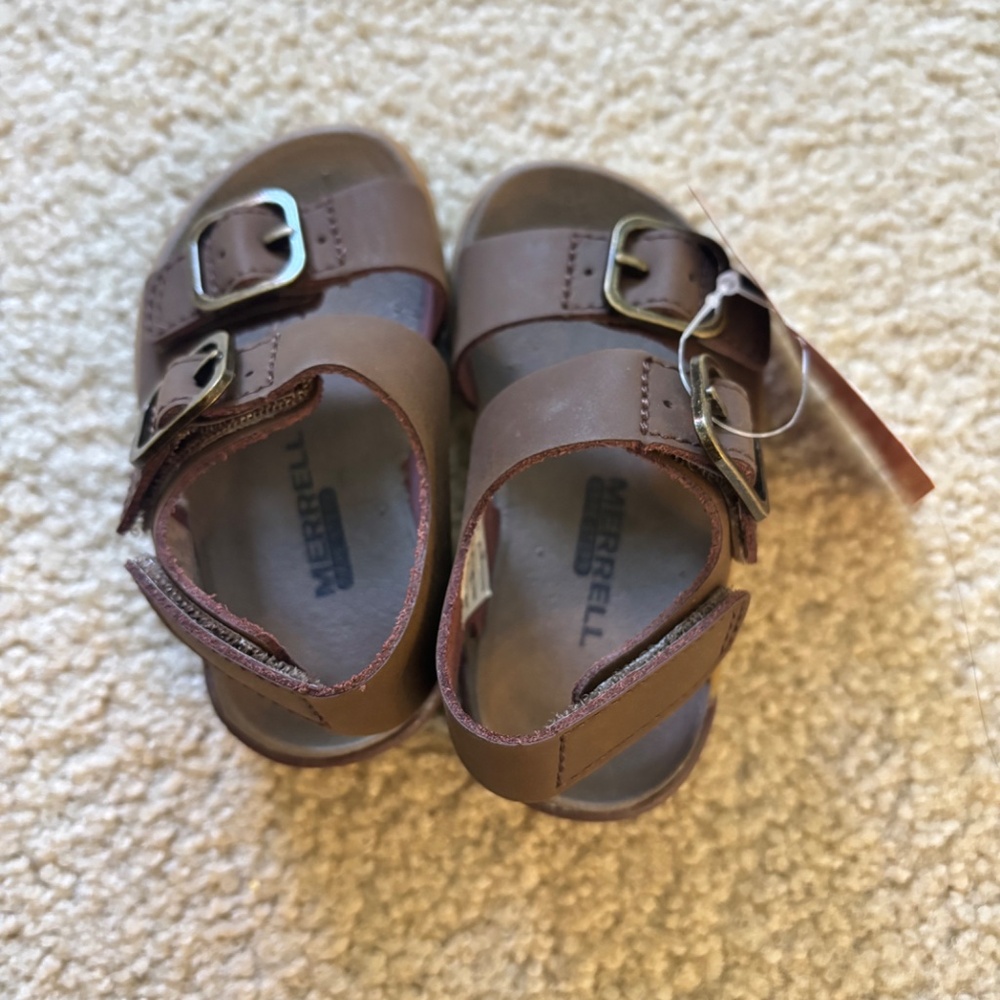 Merrell Unisex Child Bare Steps Sandal 4M NWOT - Picture 4 of 8